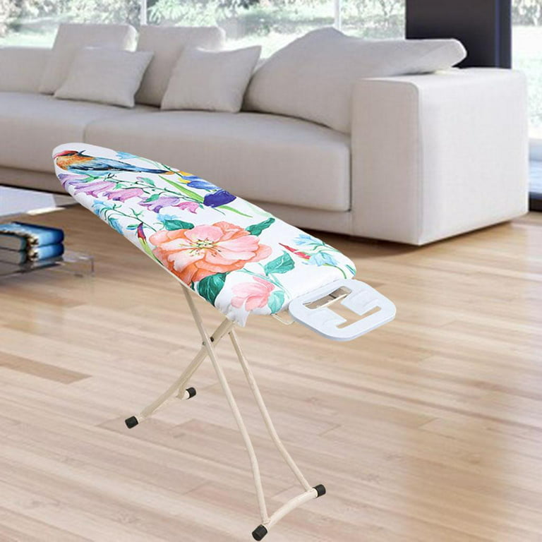 Ironing Board Cover and Pad Extra Thick Heavy Duty Padded Multiple Layers,Non Stick Scorch and Stain Resistant,Grey, Size: (140x50cm/55x19.68inch)