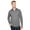 DK GREY HEATHER, variant on Men's Zone Sonic Heather Performance Quarter-Zip - TT31H
