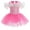 Pink A, variant on Girls Princess Ballet Dress Leotards Skirted Tutu Dancewear Christmas Party Fancy Costume