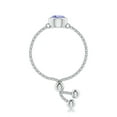 thumbnail image 3 of ANGARA Natural Bezel-Set Round Tanzanite Solitaire Bolo Ring in 14K White Gold for Women (Size-5mm) | December Birthstone, Birthday, Anniversary, Jewelry Gift for Women | Natural Tanzanite Ring, 3 of 9
