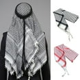 thumbnail image 4 of SIEYIO Trendy Prayer Scarf Shawl for Men Women, Tassels Head Scarf Unisex Shemagh, 4 of 11