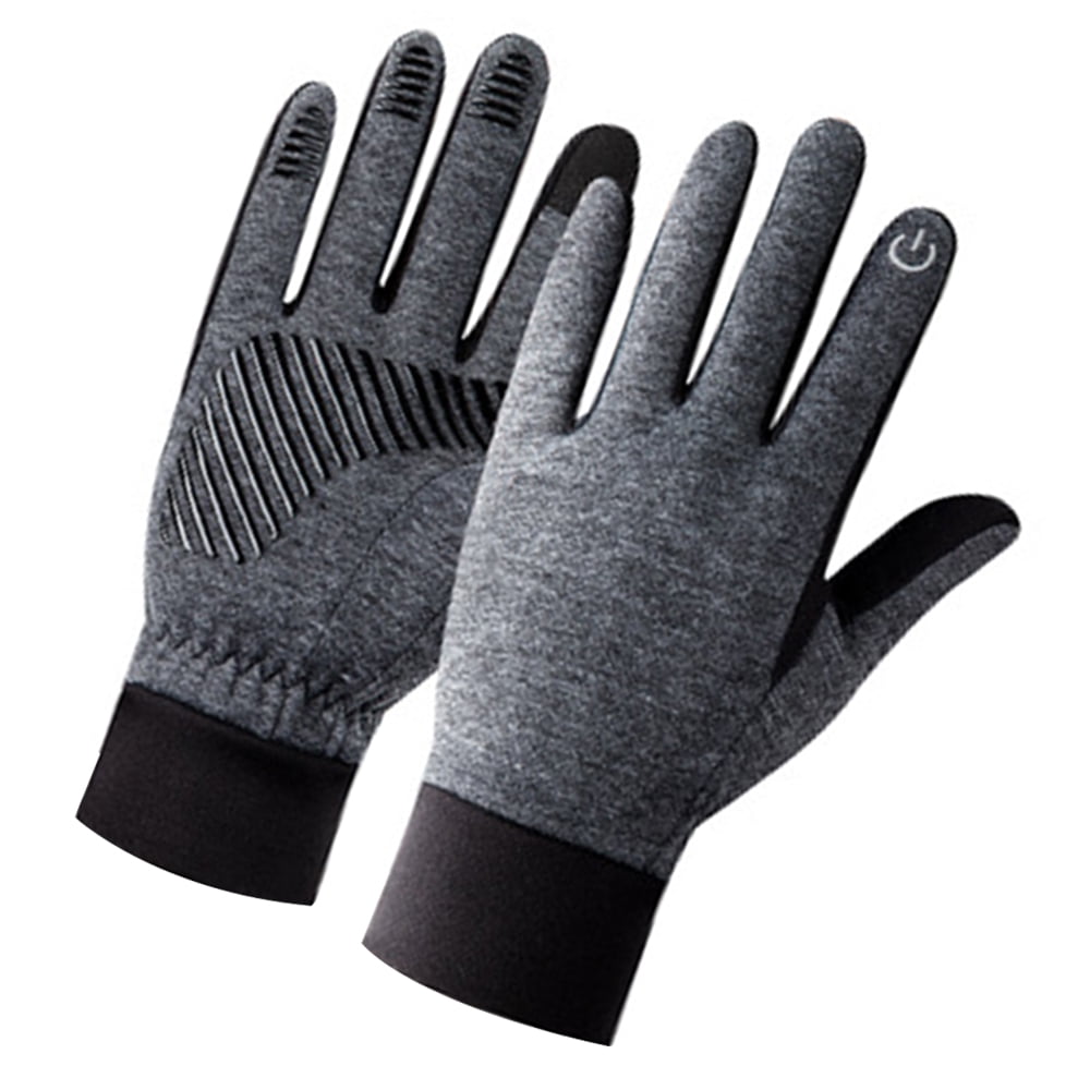 Details about   Men Women Touch Screen Gloves Winter Warm Fleece Lined Thermal Knitted Black US 
