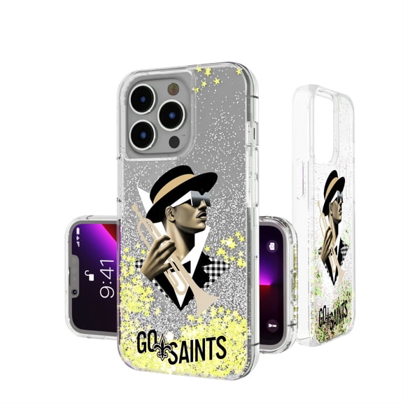 Keyscaper New Orleans Saints iPhone Glitter Case
