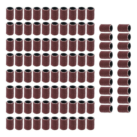 100 PCS Nail Drill Sanding Band Machine Replacement Bits Pedicure (80 ) G2934