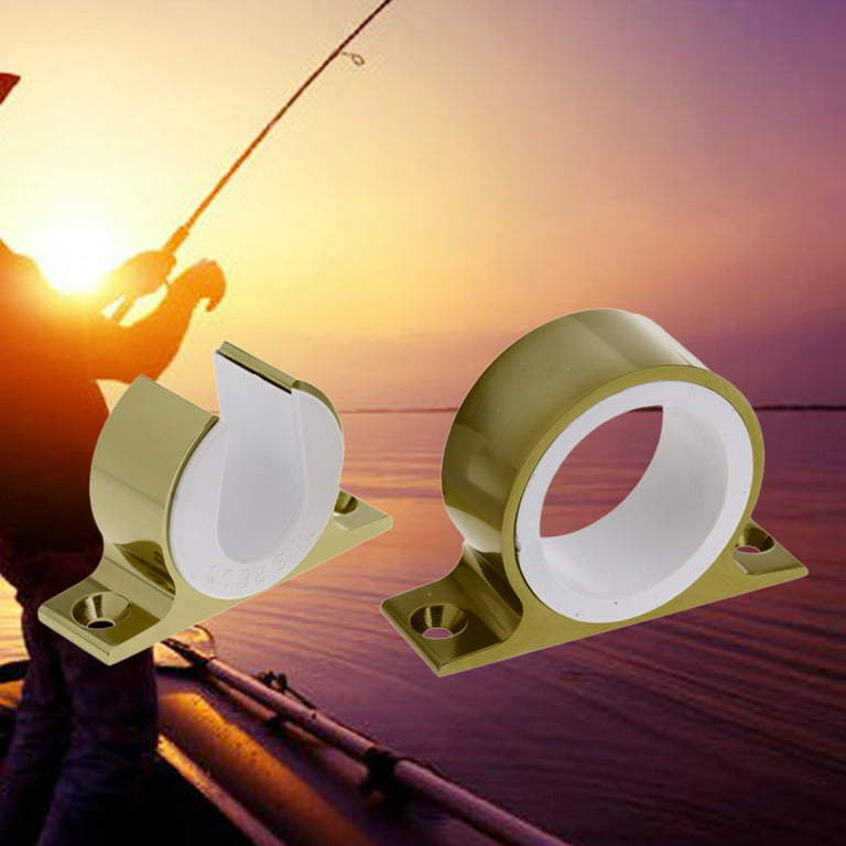 Single Fishing Rod Holder, Marine Wall-Mounted Boat Aluminum Alloy Rod Rack  for