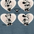 thumbnail image 3 of Disney - Mickey & Friends - Minnie Mouse Hearts You - Women's Racerback Tank Top, 3 of 5