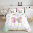 thumbnail image 1 of CVHOUSE Butterfly Bedding Set,Butterfly Comforter Twin,Butterfly Comforter Set, 1 of 7