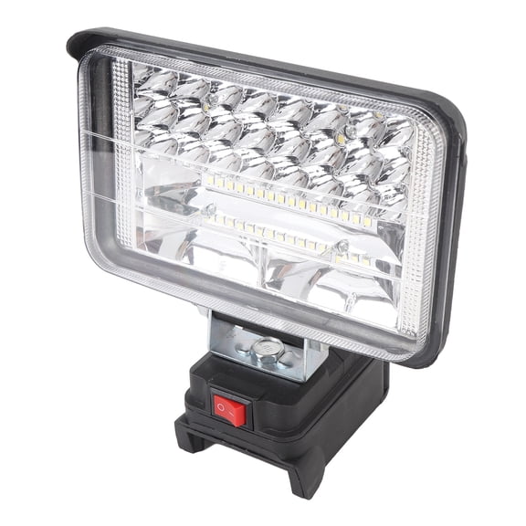 Xirurus LED Work Light 50W 5400LM Portable Outdoor Flood Light with 2 USB Charging Ports for Camping Fishing Compatible with Milwaukee M18 18V Battery