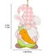 thumbnail image 3 of Fiudx Adornos de Madera para Pascua, Colgante de Conejito de Madera Natural, Colgante de Rudolph, Manualidades Diy, Perfecto para Fiestas de Pascua, Decoración Del Hogar, Tamaño 10 X 4,8 Cm, 3 of 6