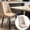 Khaki, variant on Dining Chair Covers,Seat Covers for Dining Room Chairs,Chair Covers for Dining Chairs,Dining Chair Covers,Removable Stretch Parsons Slip(Orange)