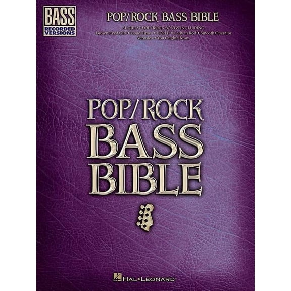 Pop/Rock Bass Bible (Paperback)