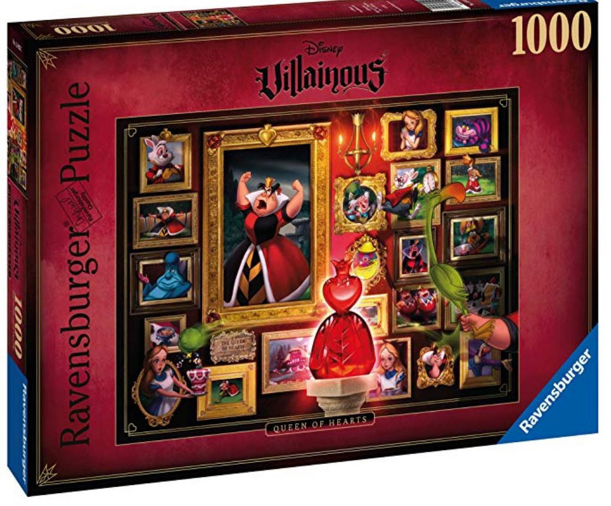 Ravensburger - Disney Villainous - Queen of Hearts - 1000 Piece Jigsaw Puzzle