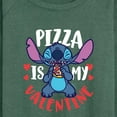 thumbnail image 3 of Lilo & Stitch - Pizza Is My Valentine - Women's Lightweight French Terry Long Sleeve Shirt, 3 of 5