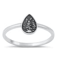 thumbnail image 1 of All in Stock 925 Sterling Silver Decorated Forest Tree Ring Size 10, 1 of 3