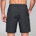 thumbnail image 5 of WULMLEO Men's Bike Shorts Stretch Hiking Cargo Shorts Quick Dry Bottoms with Zipper Pockets Cycling Casual Golf Shorts Dark Gray 2XL, 5 of 5