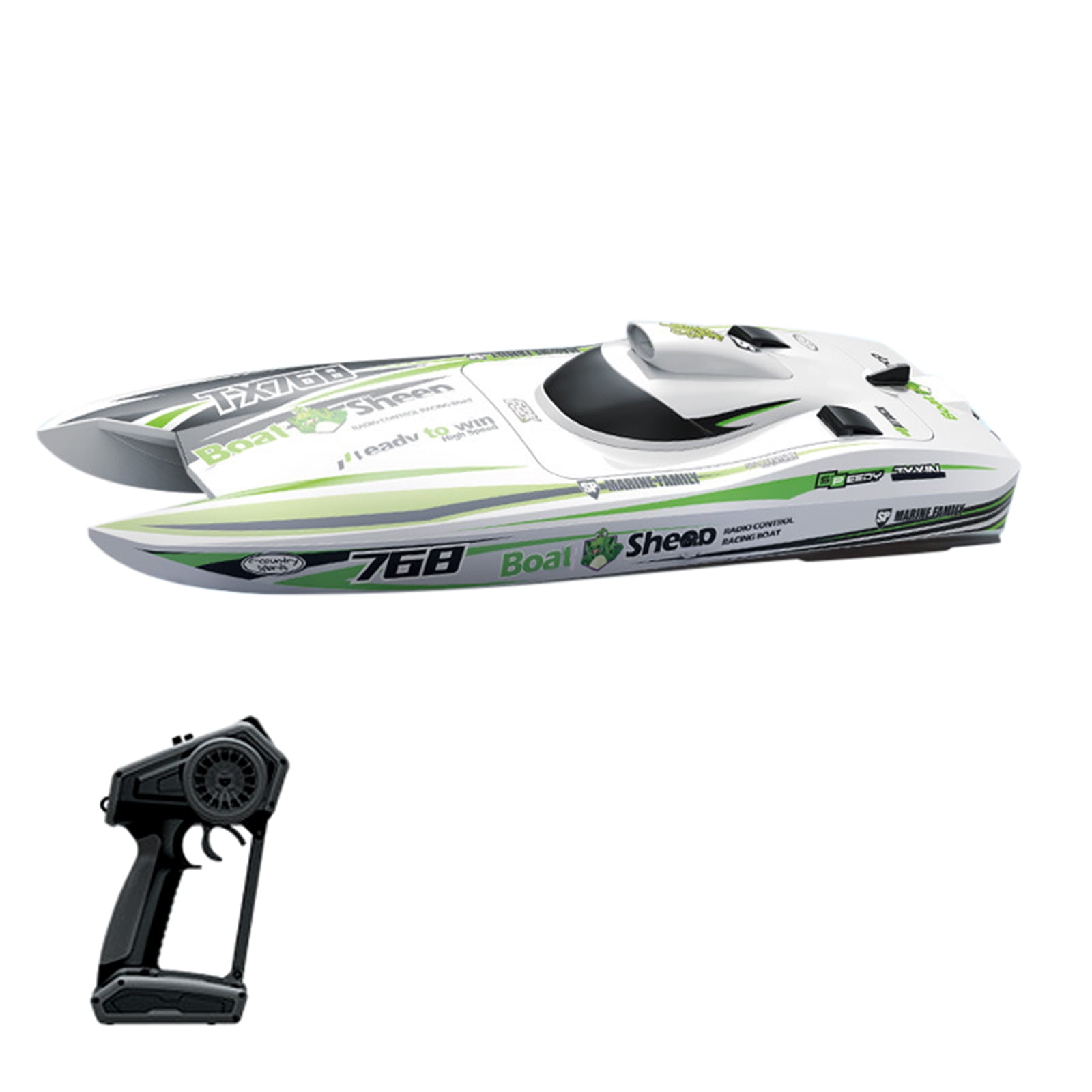 Remote  boat,Boat Speed Speedboat With Battery/over Distance Boat Speedboat Waterproof Low Ship Waterproof Low Battery/over With Motor Distance Remote Speed Speedboat White 1 battery