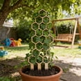 thumbnail image 4 of zhangmingg Geometric Design Rattan for Indoor Small Wooden Potted Secure Vines with Proof Layer, 4 of 4