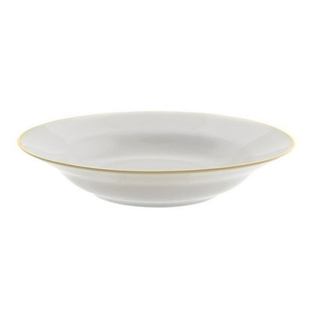 Large Rim Soup Plate - 10 Strawberry Street Gold Line 9