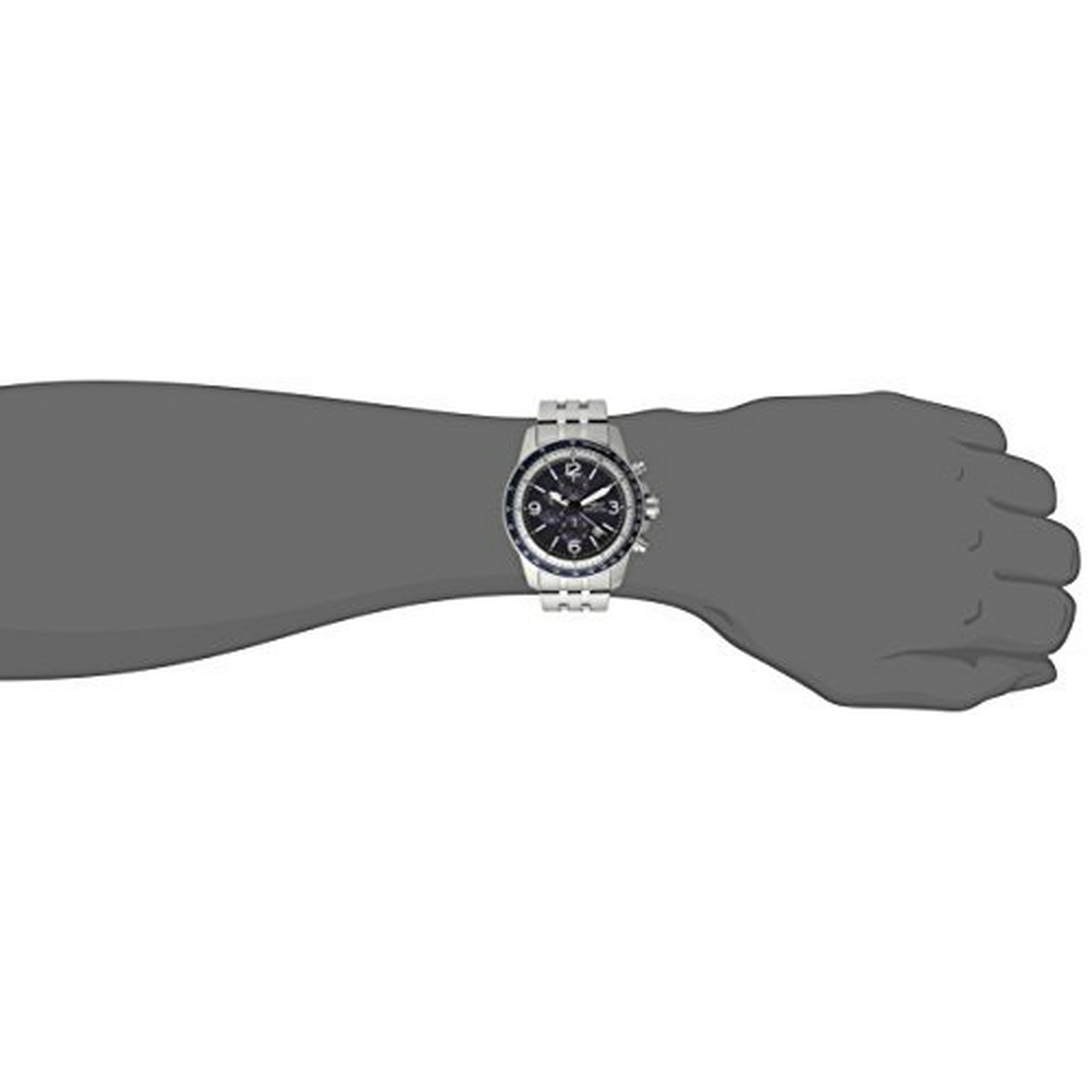 Invicta 13961 Mens Specialty Quartz 3 Hand Blue Dial Watch with Steel Tone