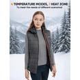 thumbnail image 3 of ORRNIKKO Women's Heated Vest - Detachable Heated Hood, XL, 3 of 7