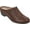 Medium Brown, variant on Easy Spirit Womens Dusk Leather Slip On Mules