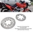 thumbnail image 3 of Discos De Freno Delanteros Traseros, Discos De Freno De Motocicleta De Acero De Alta Resistencia Con Buena Disipación De Calor Para F650GS F650ST F650, 3 of 7