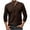Brown, variant on Christmas! Ohufall Mens Shirts,Long Sleeve Shirts for Men,Casual Fashion Solid V-neck Long Sleeve Pullover Breathable Shirt Blouse Tops