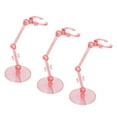 thumbnail image 1 of Support de Figurine en Plastique Translucide Modèle de Poupée Support d'Affichage Base pour Poupées de 6 Pouces Plus de Flexibilité Ensemble Polyvalent, 1 of 7