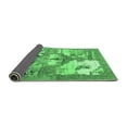 thumbnail image 2 of Ahgly Company Indoor Square Animal Emerald Green Traditional Area Rugs, 5' Square, 2 of 4
