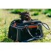 Vibrant Life Small Pet Travel Carrier, Black and Tan, 17" x 10.5" x 11"