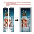 thumbnail image 3 of Door sticker, Refrigerator stickers Self-adhesive removable Christmas Door Cover Decorations House Door Banner for Front Door Decor Winter Holiday max Eve Home Party Decoration Supplies,SP-F177a, 3 of 15