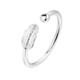 thumbnail image 5 of Elegant Silver Plated Copper Ring For Women Adjustable Open Band Jewelry Gift For Her Wedding Date Party Birthday, 5 of 6