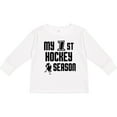 thumbnail image 3 of Inktastic My 1st Hockey Season Boys Long Sleeve Toddler T-Shirt, 3 of 5