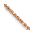 thumbnail image 1 of Quality Gold 014R-30 14K Rose Gold 1.75 mm Diamond-Cut Rope with Lobster 30 in. Clasp Chain, 1 of 1