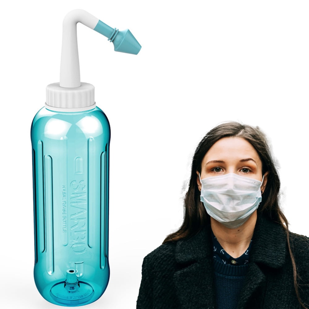 Nasal Wash Bottle Quick Syringe Nose Cleaner Rinsing Tool for Adult