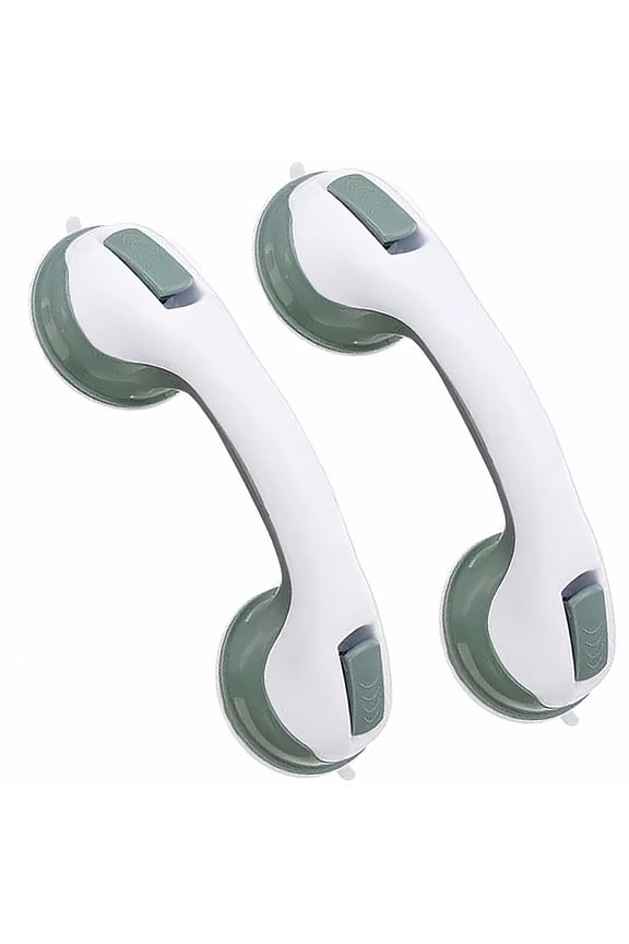Swiss Support Handle, Shower Handles For Elderly, Handicap Grab Bars, Suction Shower Grab Bar, Grab Bars For Bathroom, Bathroom Safety Support Grab Handle Non Slip Tool. (Green)