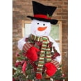thumbnail image 1 of Adorno para árbol de Navidad con forma de muñeco de nieve - Adorno para fiesta de invierno en el país de las maravillas de Navidad, 1 of 5