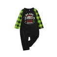 thumbnail image 3 of We Are Family Print Christmas Pajama Set, Matching Christmas Family Pajamas with Letter Design, Cozy Home Wear for Christmas Morning and Family Photos - #4 Baby L, 3 of 5