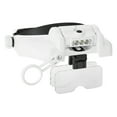 thumbnail image 1 of Verre Grossissant, Loupe de Tête, Étanche Éclairé par LED pour Horlogers Réparation de Mouvement Usage Domestique Usage Professionnel, 1 of 8