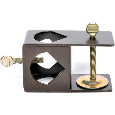 

Deco Window Universal Deck Clamp Torch Mounting Bracket Accessory Brown Oil Rubbed(Set of 4) Iron Brown