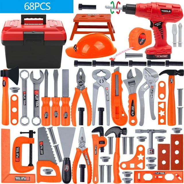 Electric Toy Drill Set: Stimulate Your Child's Imagination With This Fun Construction