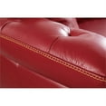thumbnail image 6 of EK093 Red Color With Italian Full Leather Loveseat, 6 of 9