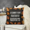 thumbnail image 2 of YINGXI Fall Means Football Y'all Decorative Throw Pillow Cover, Autumn Leaves Football Please Quote Cushion Case Decor, Ball Pumpkin Maple Soccer Lover Decoration for Sofa Couch 18x18in, 2 of 5