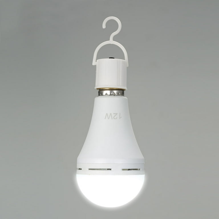 Ampoule rechargeable LED batterie 3h E27 7W A60 blanc froid 6000K 610 Lm