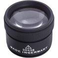 thumbnail image 1 of Magnifying Glass 30X Optics Loupes Magnifier Loop Portable Handheld Pocket Jewelry Loupe Desktop Reading Magnifier Lens for Jeweler Coins Stamps Map Craft, 1 of 7