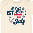 thumbnail image 4 of Inktastic My 1st 4th of July with Striped Stars Boys or Girls Baby Bodysuit, 4 of 5