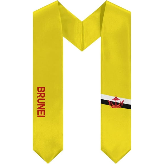 DABOYOZHZH Brunei Graduation Stole Shawl Sash Honor For Study Aboard International Students