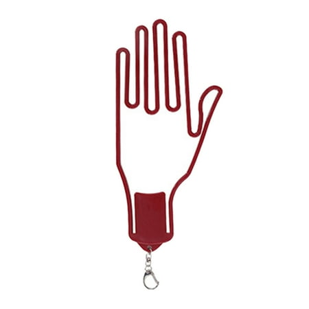 ABS Gloves Dryer Rack Keeper Golf Gloves Stretcher for Outdoor Red