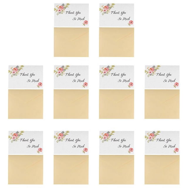 10 tarjetas de felicitación.