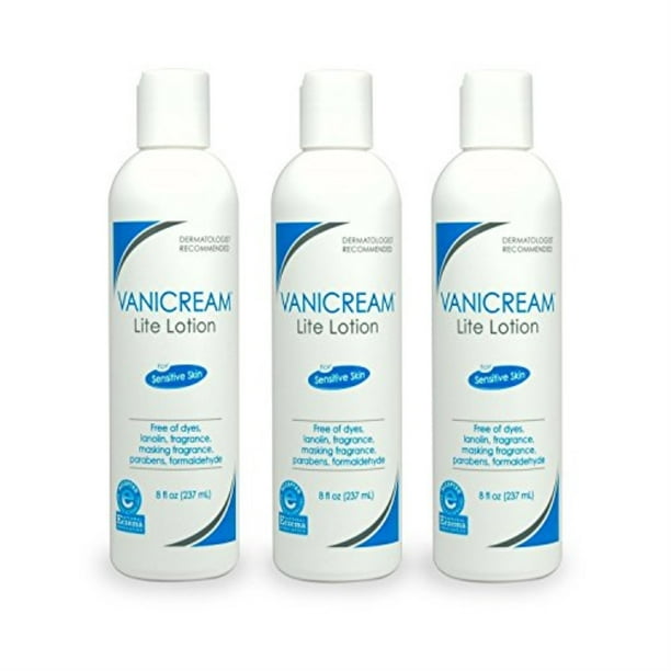 vanicream lite lotion for sensitive skin 8 fl oz (set of 3